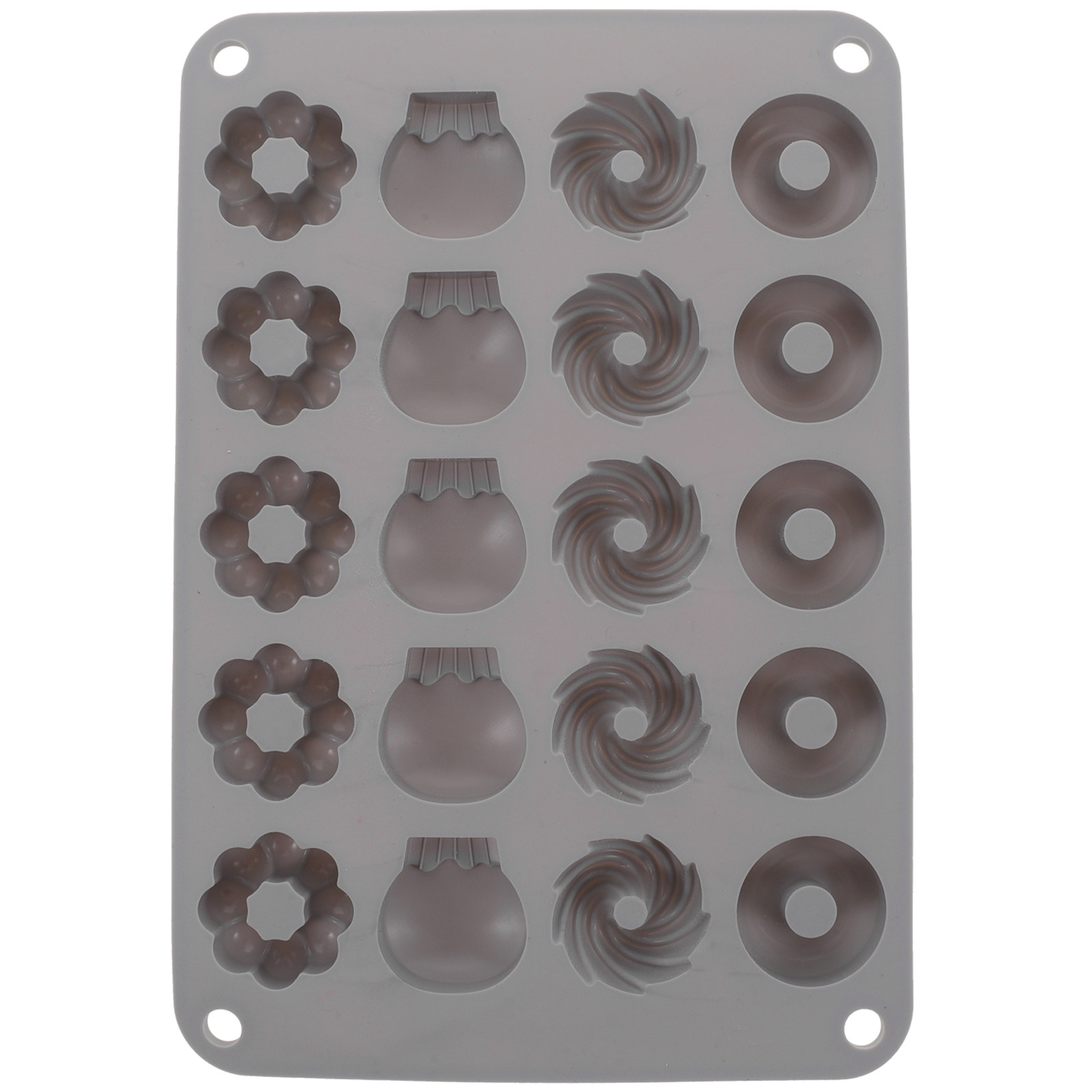 Donut Mold Silicone - Mini chocolade donutvorm siliconen antiaanbak hittebestendig
