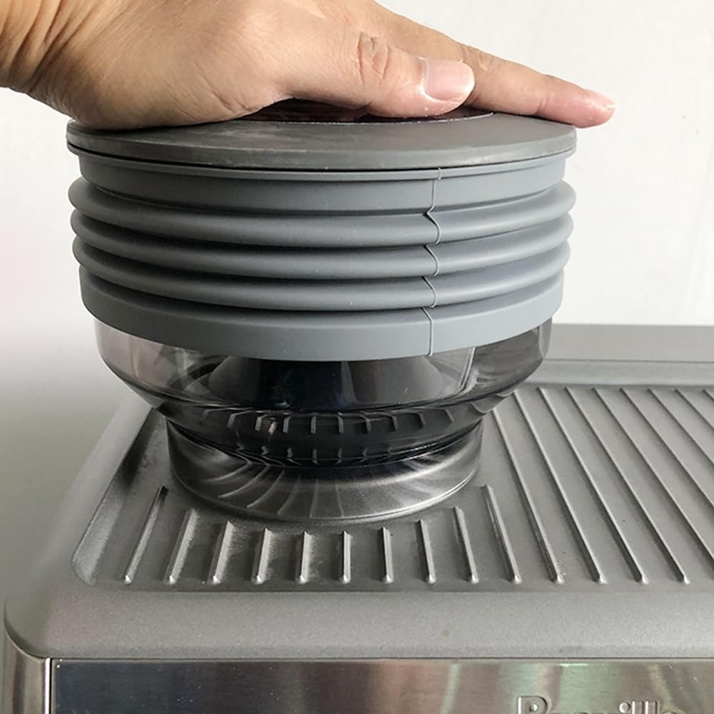 Siliconen balg en enkele dosee - Breville Espresso Bes870 recensie en prijs
