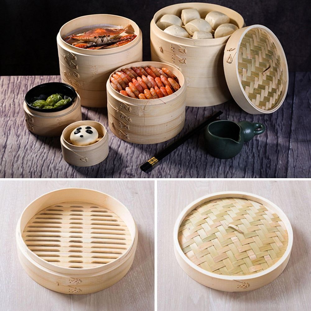 Chinese stoompan van bamboe me - Bao Steamer Bamboo recensie en prijs