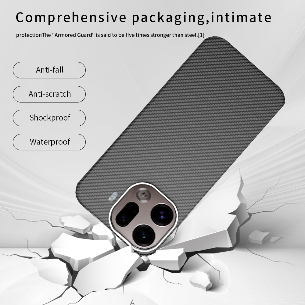 Voor Oppo Find X9 Pro/Find X9  - Crepe Pan Carbon recensie en prijs